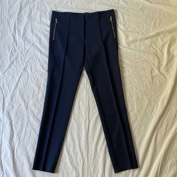 Zara Navy Cigarette Pants - Picture 3 of 11